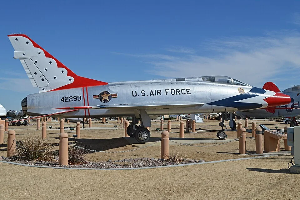 North American F-100D · фотография реального прототипа, не снимок DCS