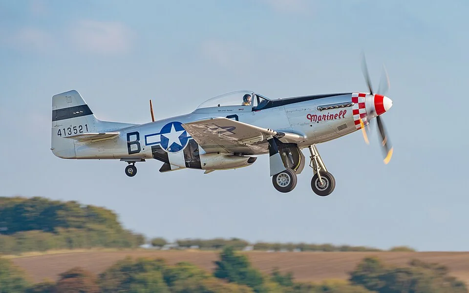 North American P-51D · фотография реального прототипа, не снимок DCS